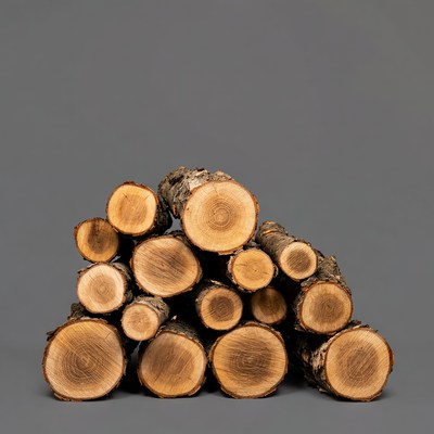 Stack of Firewood Logs