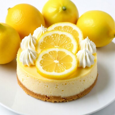 Lemon Cheesecake with Whole Lemons
