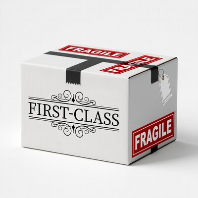 First-Class Fragile Shipping Box
