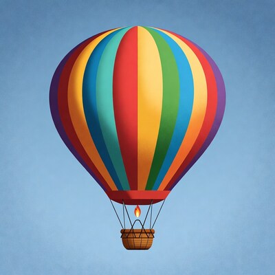 Colorful Hot Air Balloon