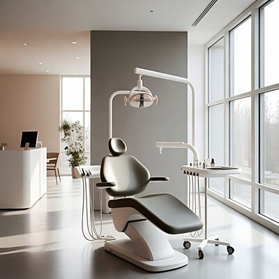 Modern Dental Chair in Clinic
