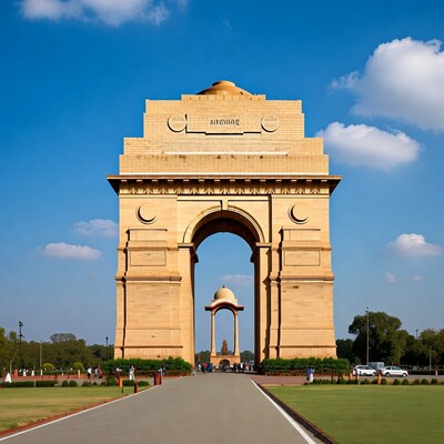 India Gate monument in Delhi