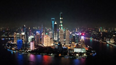Shanghai Skyline at Night
