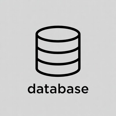 Database Icon with Text