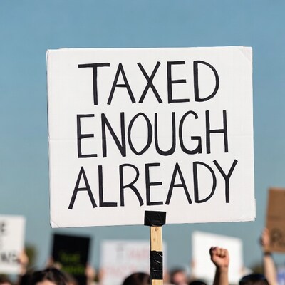 Taxed Enough Already Protest Sign