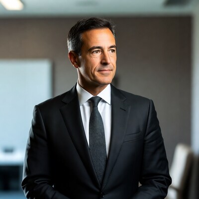 Man in suit in office