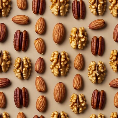 Mixed Nuts Flat Lay