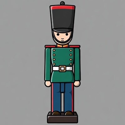 Nutcracker Soldier Illustration