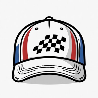 Racing Checkered Flag Cap