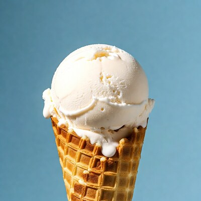 Vanilla Ice Cream Cone