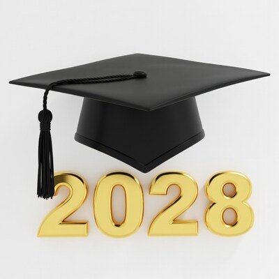 Graduation Cap with 2028