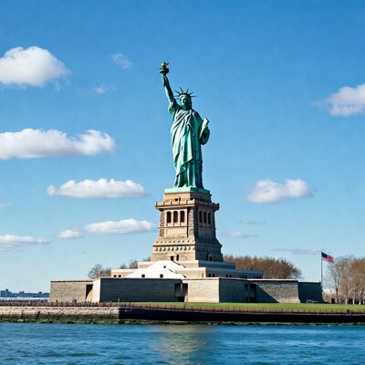 Statue of Liberty with torch