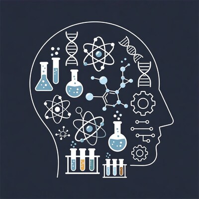 Scientific Brain Illustration