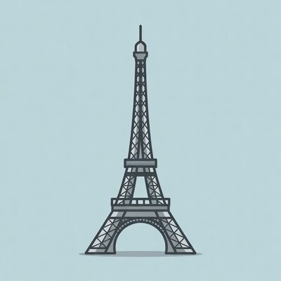 Eiffel Tower illustration