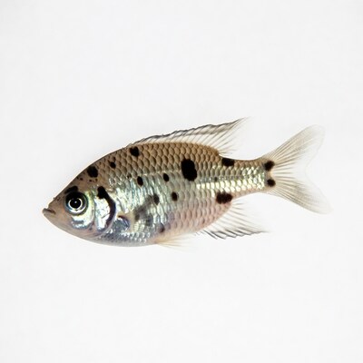 Spotted Convict Cichlid Fish