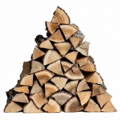 Stack of Firewood Logs