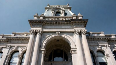 Ornate Beaux-Arts Building Facade