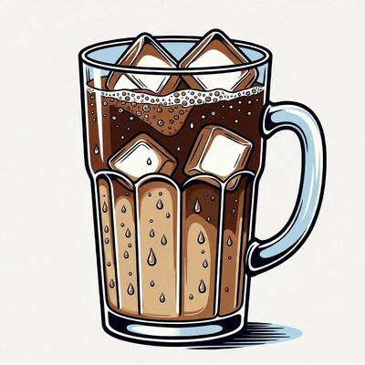 Iced Tea in Glass Mug