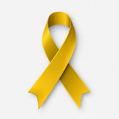 Yellow Awareness Ribbon