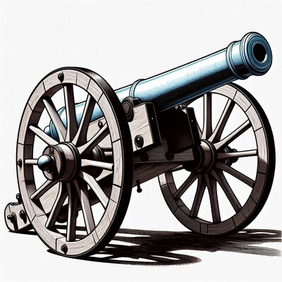 Vintage Cannon Illustration