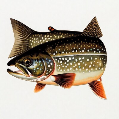 Rainbow Trout Illustration