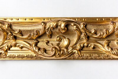 Ornate Gold Picture Frame Border