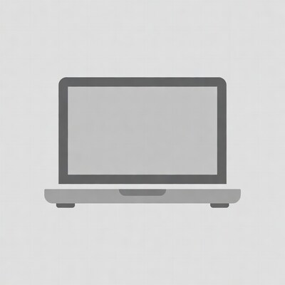 Gray Laptop Icon