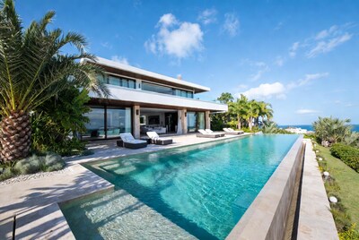 Modern luxury villa with infinity pool