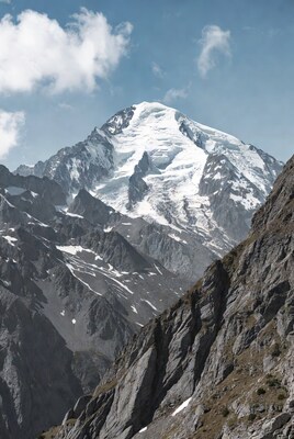 Mont Blanc Snowy Peak