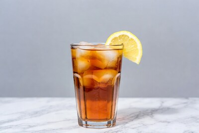 Iced Tea with Lemon Slice