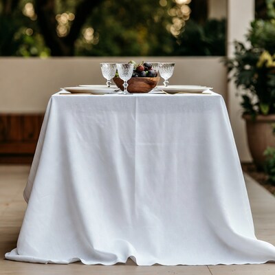Elegant Table with Grapes and Wine Glasses