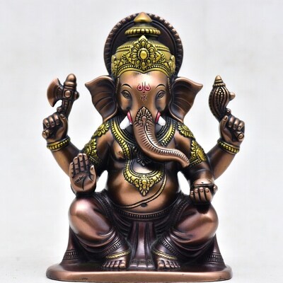 Bronze Ganesha Statue Sitting