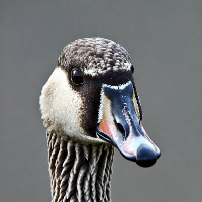 Close-up of Canadian Goose Head