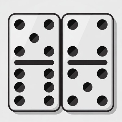 Double Six Domino Tiles