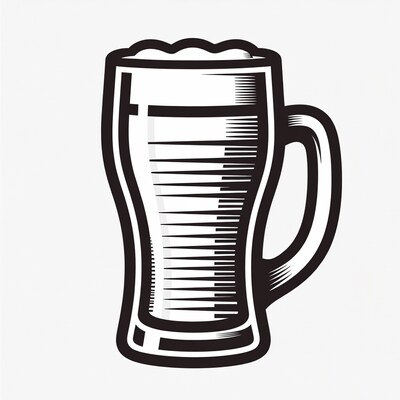 Beer Mug with Foam
