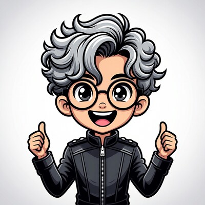 Chibi boy giving thumbs up