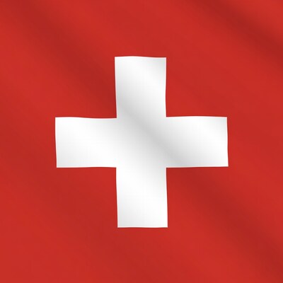 Swiss Flag Waving