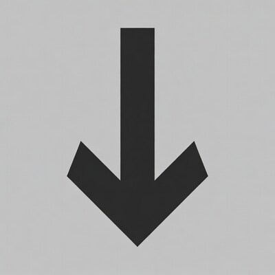 Black Down Arrow Icon