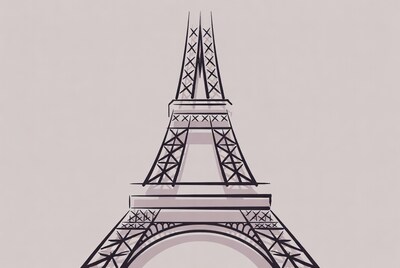 Eiffel Tower illustration