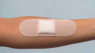 Bandage on arm