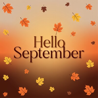 Hello September Autumn Leaves