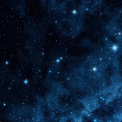 Starry Nebula Galaxy Background