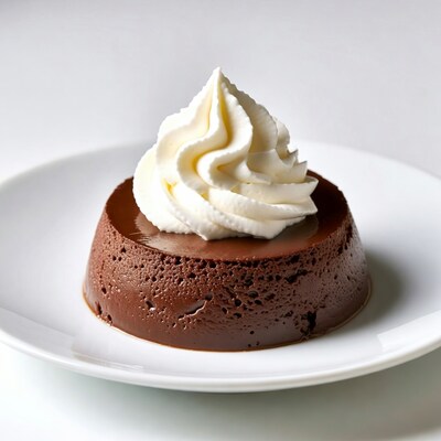 Chocolate Pot de Creme with Whipped Cream