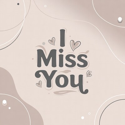 I Miss You Illustration