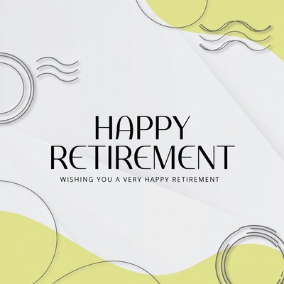 Happy Retirement Greeting Card