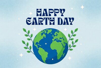 Happy Earth Day Illustration