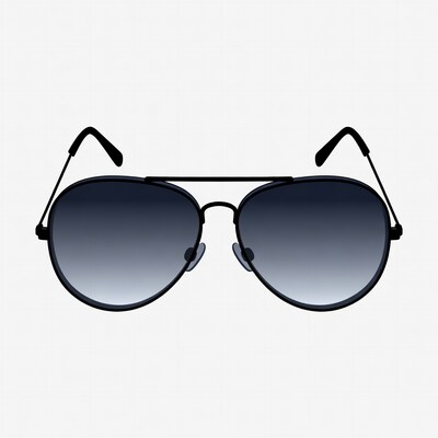 Aviator Sunglasses on Transparent Background