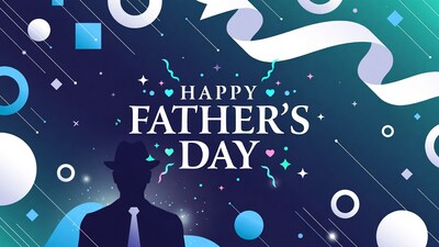 Happy Father's Day Silhouette Man