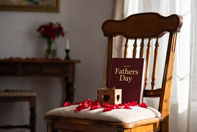 Happy Father's Day Book on Chair