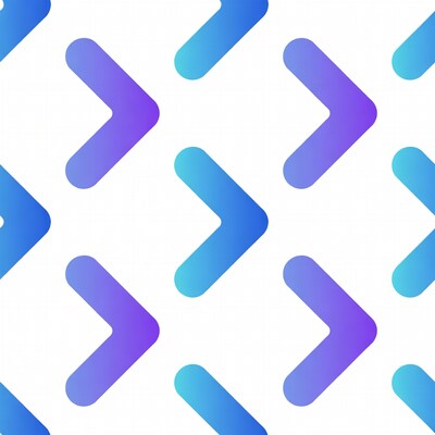 Blue Gradient Arrow Pattern
